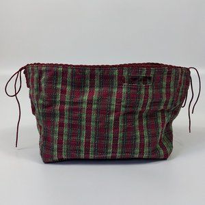 Longaberger Christmas 2008 Wrap It Up Red Plaid Basket Liner